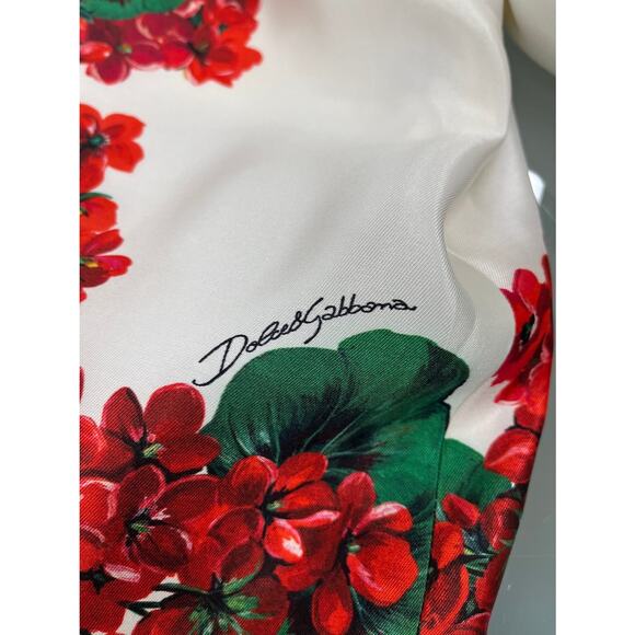 NWT Dolce & Gabbana Portofino Print Mikado Jacket White Red green IT 38  XS - Picture 12 of 14
